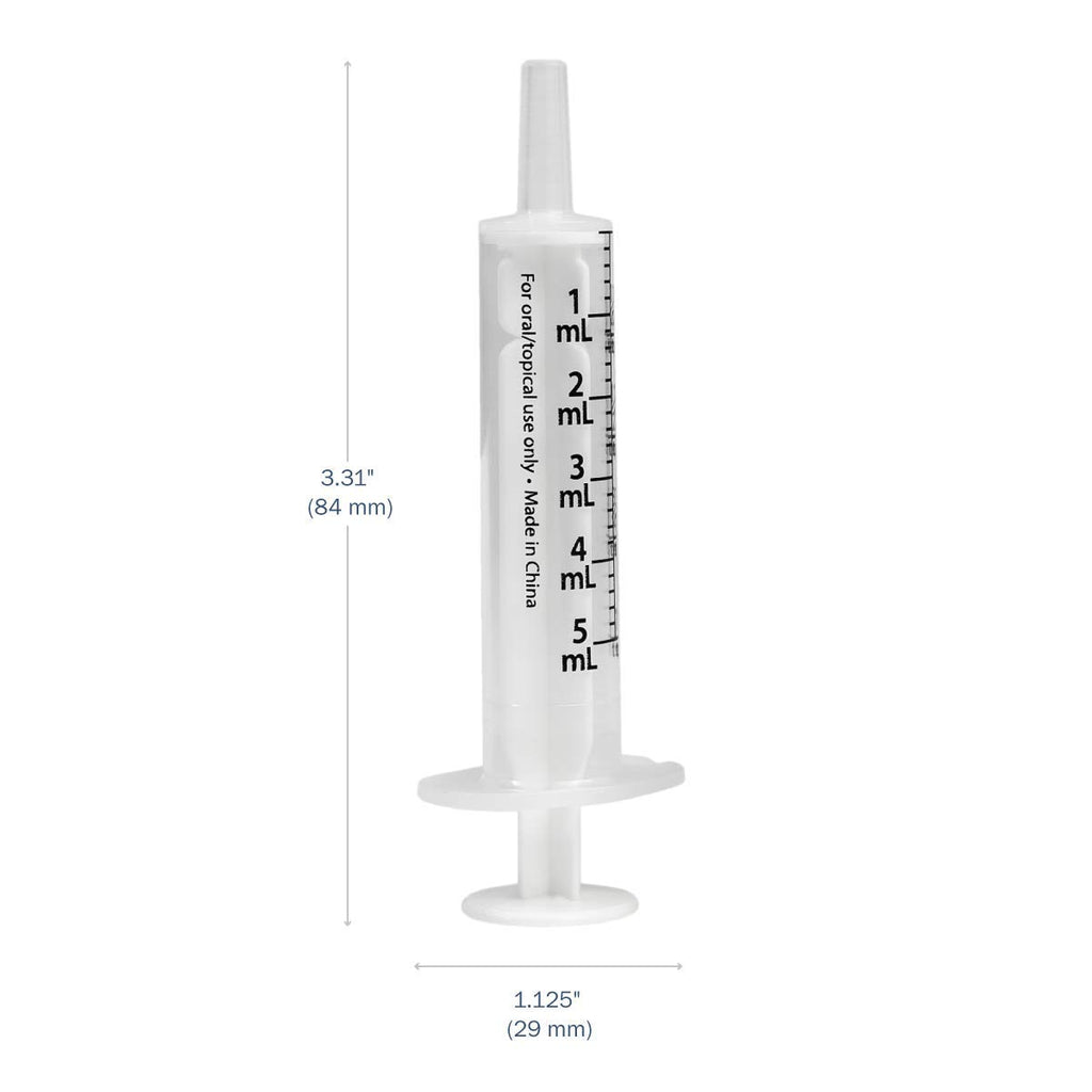Ezy Dose® 5 mL/1 TSP Oral Syringe & Dispenser (pack of 50)